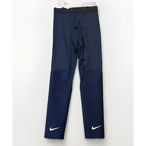 Nike Pro NBA Kevin Durant KD Issued 3/4 Padded Compression Blue Pants AA0759-451